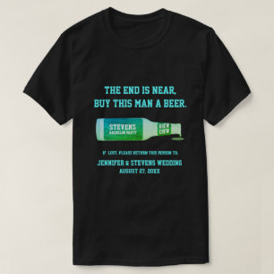 Anpassningsbar Funny Bachelor Party Shirt T