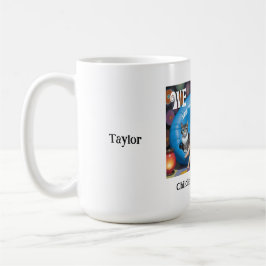 Anpassningsbar Funny Chilless Cat Dam KAMALA 2024 Kaffemugg