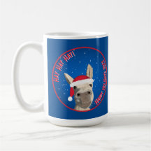 Anpassningsbar Funny Donkey Santa Pun 2025 Helgdag