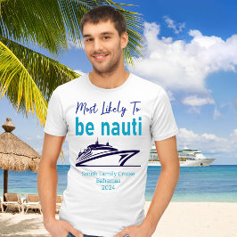 Anpassningsbar Funny Family Cruise T Shirt