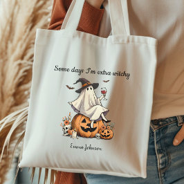 Anpassningsbar Funny Halloween Tote Bag for Women Tygkasse