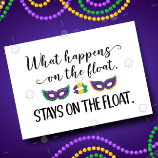 ANPASSNINGSBAR Funny Mardi Gras Dirty Sexy Vuxen N Kort