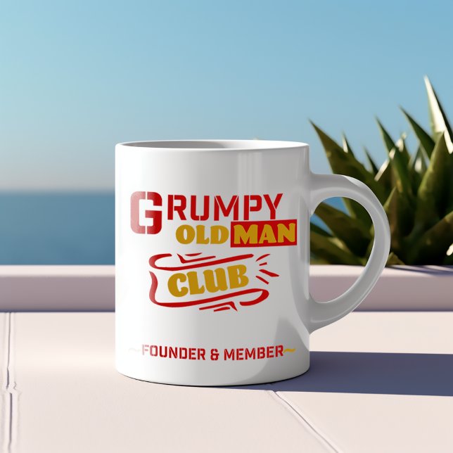 Anpassningsbar Funny Mug - Grumpy Old Man Klubb Kaffemugg (Skapare uppladdad)