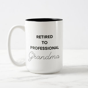 Anpassningsbar Funny Pension till Professionell Gr Två-Tonad Mugg