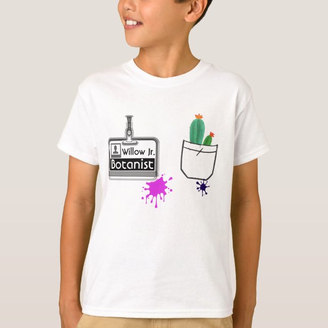 Anpassningsbar Funny Profession Botanist Namn bric T Shirt (Framsida)