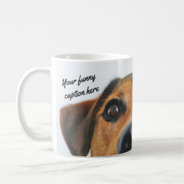 Anpassningsbar Funny Saming Hund Photo Mugg