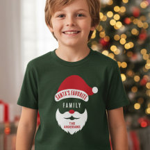 Anpassningsbar Funny Santa's Favorite Family Namn