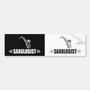 Anpassningsbar Funny saxofon Bildekal