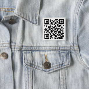 Anpassningsbar fyrkantig QR-kodknapp för alla ända Knapp