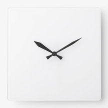 Anpassningsbar Fyrkantig Wall Clock