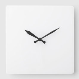 Anpassningsbar Fyrkantig Wall Clock Klocka