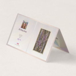 Anpassningsbar Gallery Business QR-kodkortsbroschy Visitkort