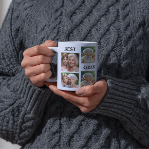 Anpassningsbar Gallery of Seven Image med Text Mug Kaffemugg
