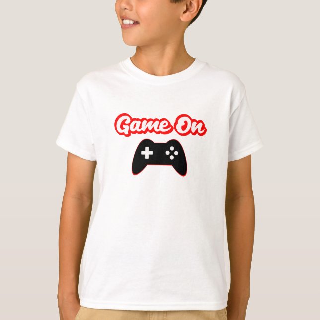 Anpassningsbar Gamer Shirt - Personlig Video Game  T Shirt (Framsida)