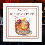 Anpassningsbar Gamla Fashioned Bachelor Party Cock Pappersservett<br><div class="desc">Höj ett glas i stil med dessa personlig cocktailblöjor med ett klassiskt gammaldags glas. De är anpassade till namn och stöttepartiet,  de är perfektens tillägg till en natt i firande. Perfekt för whiskey älskare,  bourbon-inspirerad party och sammankomster där underbara cocktails möter oförglömliga minnen.</div>