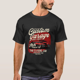 Anpassningsbar Garage Classic Car T Shirt