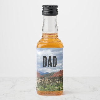 Anpassningsbar Garden of the Gods Pappa Gift Spritflaskor Etikett