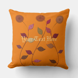 Anpassningsbar Gardener Florist Fall Palette Blomm Kudde