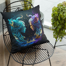 Anpassningsbar Gemini Zodiac Horoscope Fantasy Sol