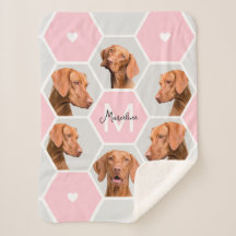 Anpassningsbar Geometric Photo Collage Pet Monogra