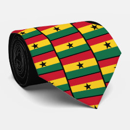 Anpassningsbar GHANAIAN FLAGGA Monogram Neck Tie Slips