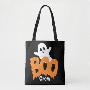 Anpassningsbar Ghost Trick-or-Treat Boo Crew Hallo Tygkasse