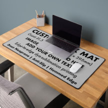 Anpassningsbar Giant Office Desk Mat - Magnesium G