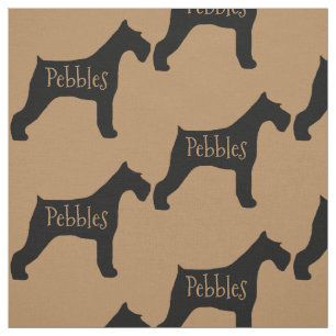 Anpassningsbar Giant Schnauzer Hund Fabric Tyg