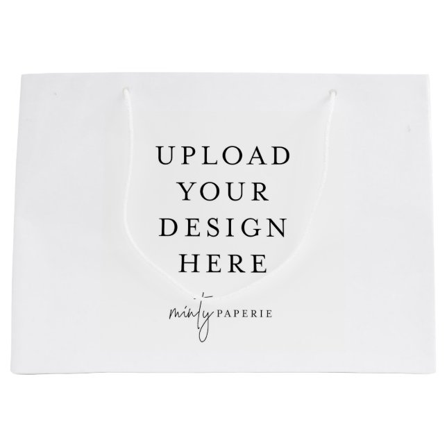 Anpassningsbar Gift Bag, 12,5 x 9 tum (Framsidan)