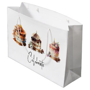 Anpassningsbar Gift Bag för tre stora cakes