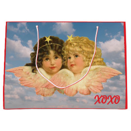 ANPASSNINGSBAR GIFT BAG TWIN ÄNGLAR XOXO