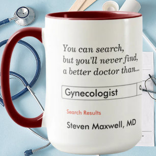 Anpassningsbar Gift for Gynecolog Mugg