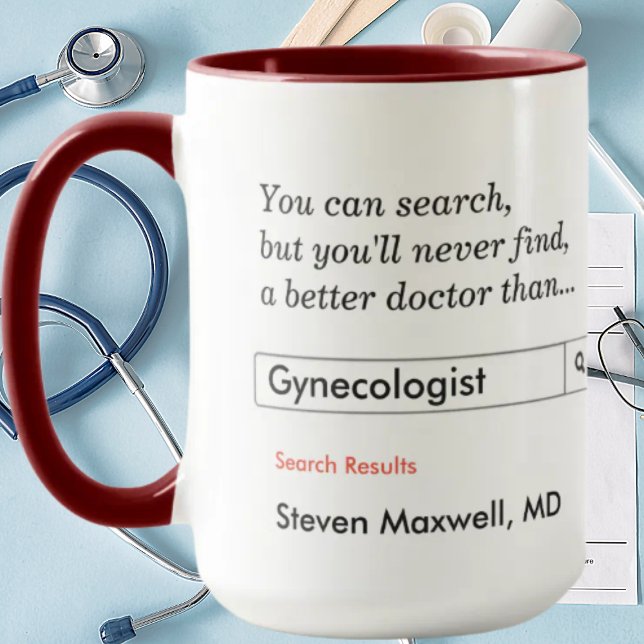 Anpassningsbar Gift for Gynecolog Mugg (Skapare uppladdad)