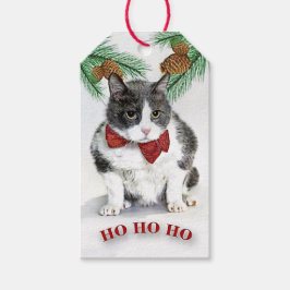 Anpassningsbar Gift-Märkre med Grumpy Felix Presentetikett