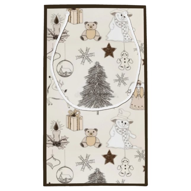 Anpassningsbar Gift-säck - liten, blank (Baksidan)