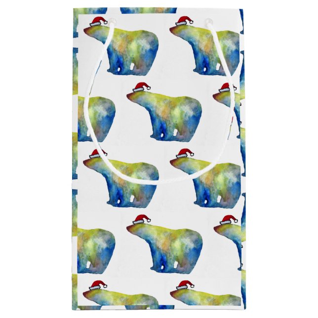 Anpassningsbar Gift-säck - liten, glansig - Björn (Baksidan)