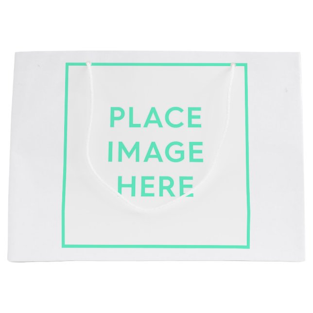 Anpassningsbar Gift-säck - stor, blank (Framsidan)