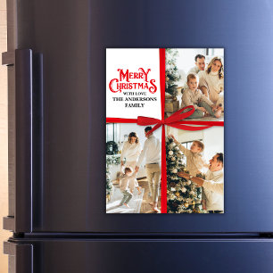 Anpassningsbar Gift Wrapped Family Photo collage j