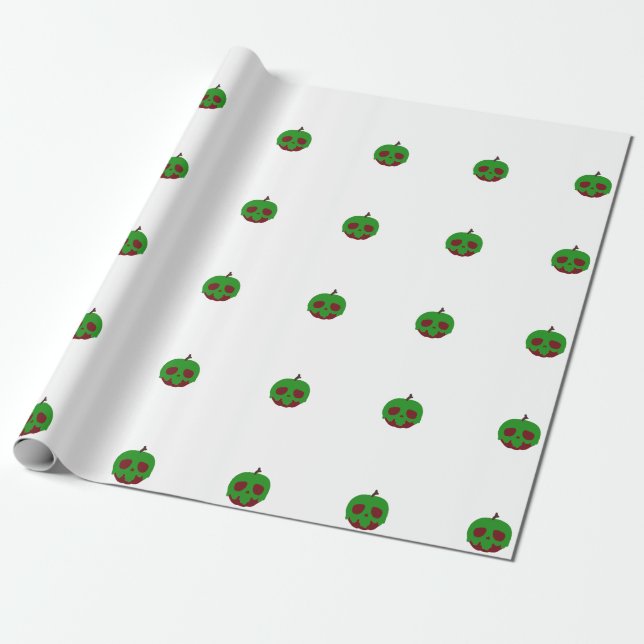Anpassningsbar Giftigt Äpple Presentpapper (Utrullad)