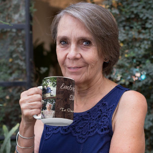 Anpassningsbar Gifts for Older Parents Par Brown M Mugg