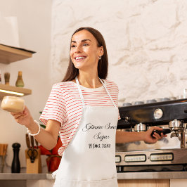 Anpassningsbar ・ Gimme lite socker Långt Förkläde