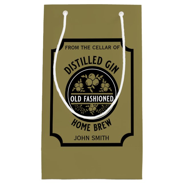 Anpassningsbar Gin Flaska (Framsidan)