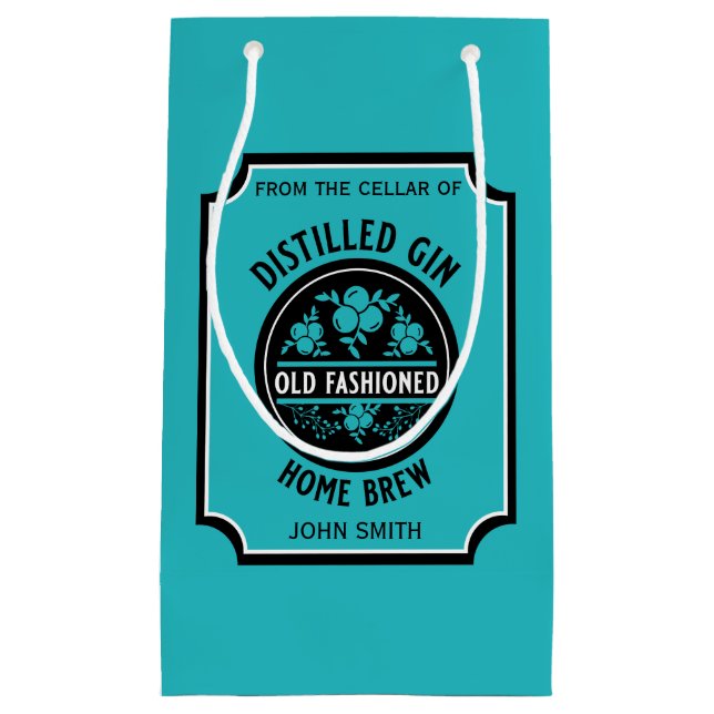 Anpassningsbar Gin Flaska (Framsidan)