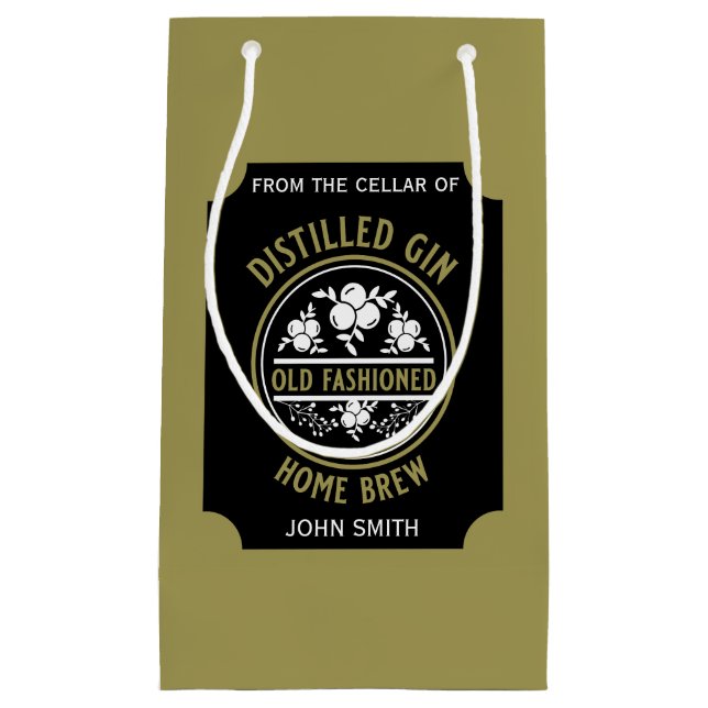 Anpassningsbar Gin Flaska (Framsidan)