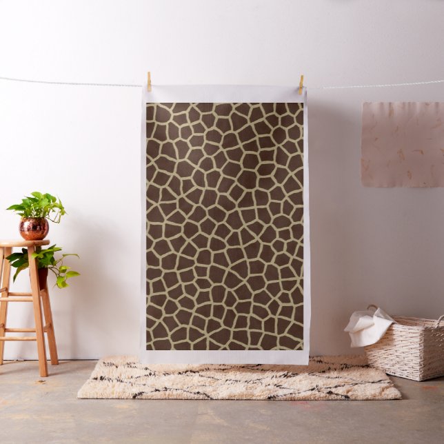 Anpassningsbar Giraffe Animal Print Fabric Materia Tyg (In Situ)
