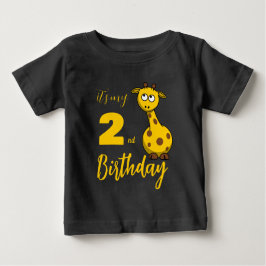 Anpassningsbar Giraffe Birthday T-Shirt