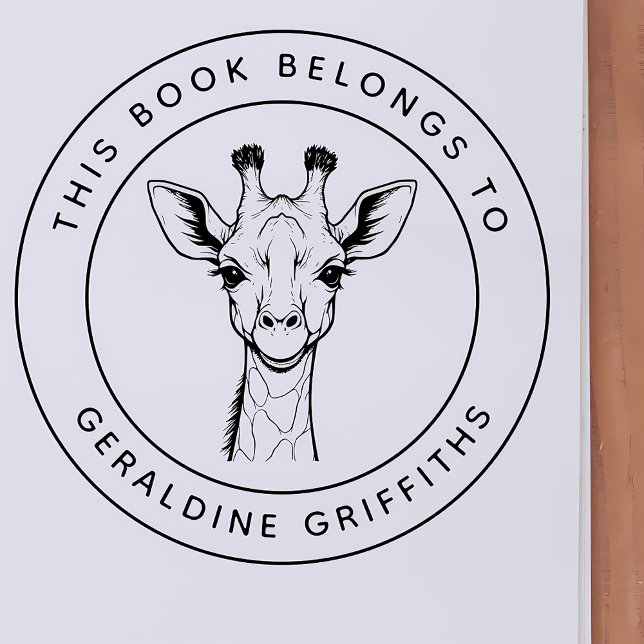 Anpassningsbar Giraffe i Bok-Tillhören till Barn N Stämpel (Skapare uppladdad)