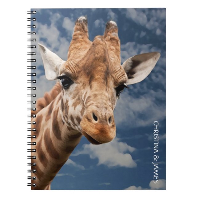 Anpassningsbar Giraffe Personlig bärbar dator Anteckningsbok (Framsidan)