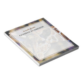 Anpassningsbar Giraffe Watercolor Painting Art Anteckningsblock