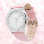 Anpassningsbar Girl Namn Stainless Steel Rosa Stra Armbandsur<br><div class="desc">Anpassningsbar Girl Namn Stainless Steel Rosa Strap Kid Watch</div>